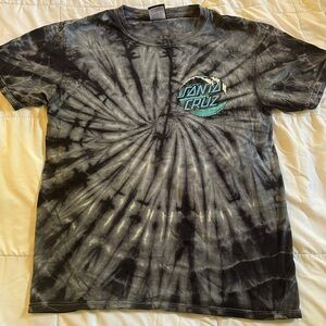 Women’s Santa Cruz tie dye graphic tee size small